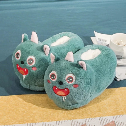 Kawaii Caticorn Plush Slippers