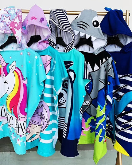 Pink Unicorn Swim Robe Poncho