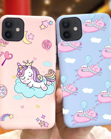 Flying Pig Unicorn Lavender Case