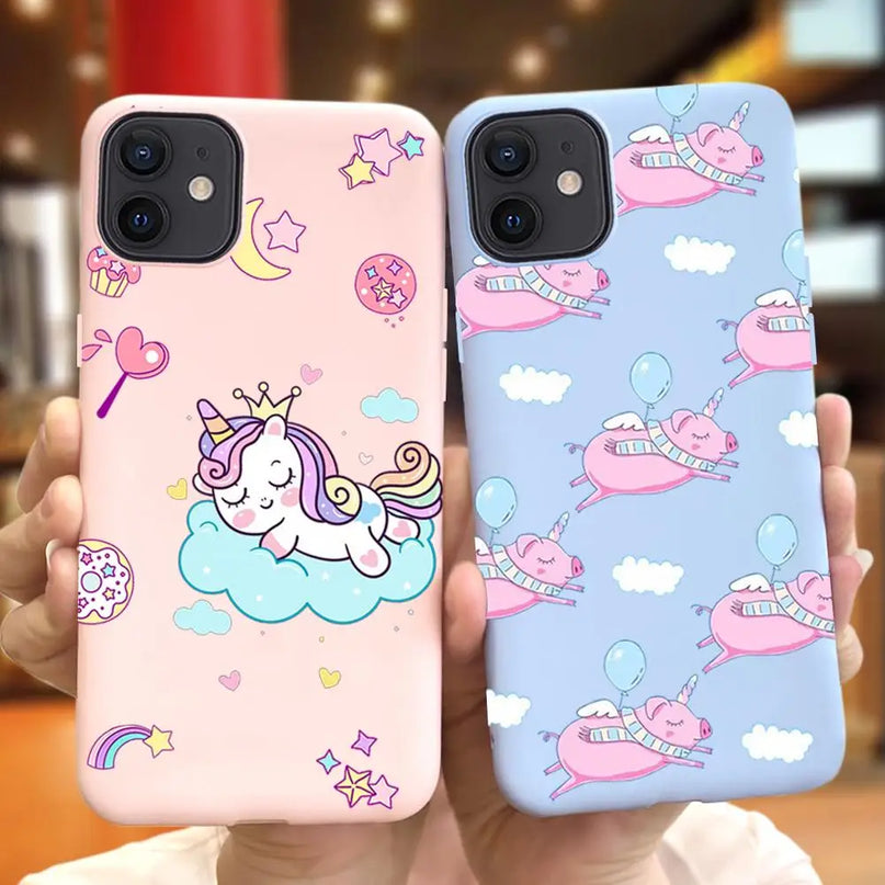Flying Pig Unicorn Lavender Case