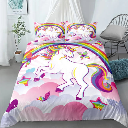 Butterfly Rearing Unicorn Bedding