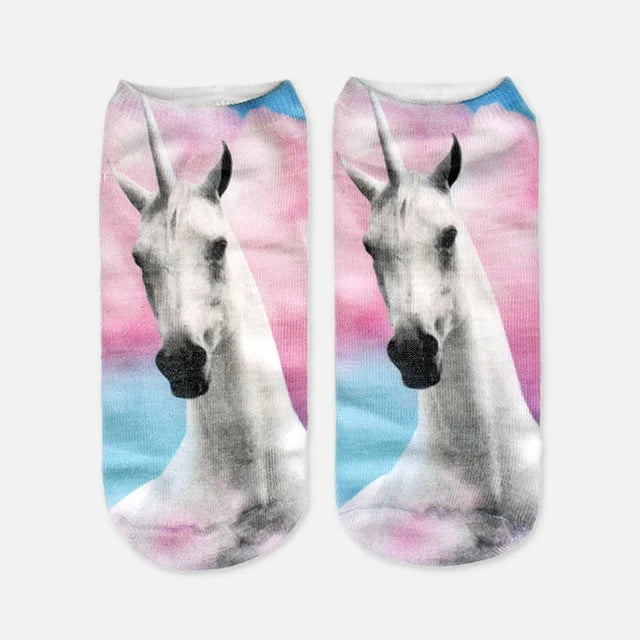 Realistic Unicorn Socks for Men