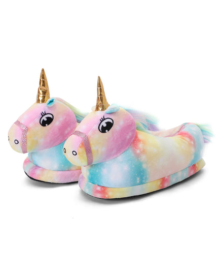 Cosmic Galaxy Unicorn Slippers