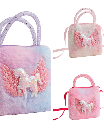 Pastel Sequin Unicorn Purse