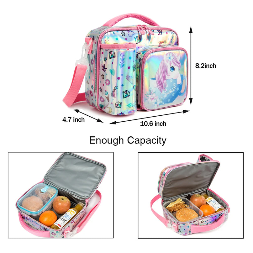Cozy Unicorn Insulated Lunch Box