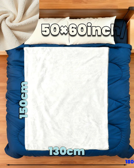 Neon Glow Black Unicorn Blanket