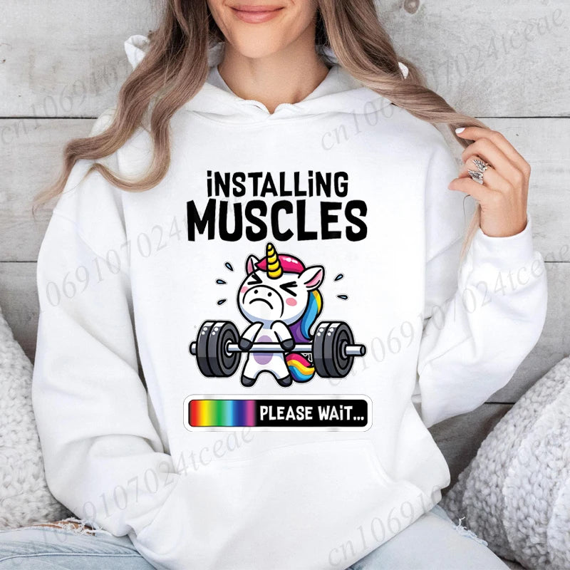 Pink Kawaii Unicorn Hoodie
