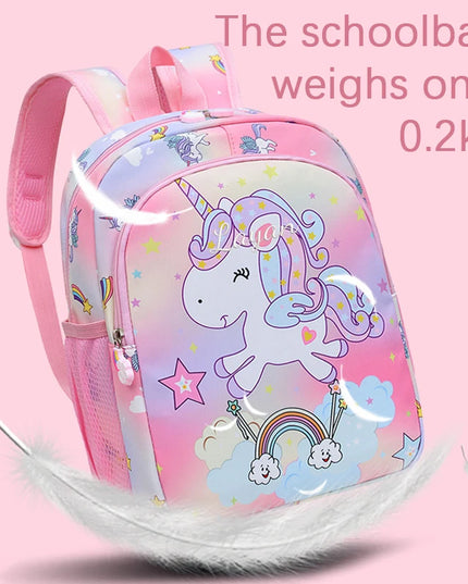 Lavender Embroidered Unicorn Backpack