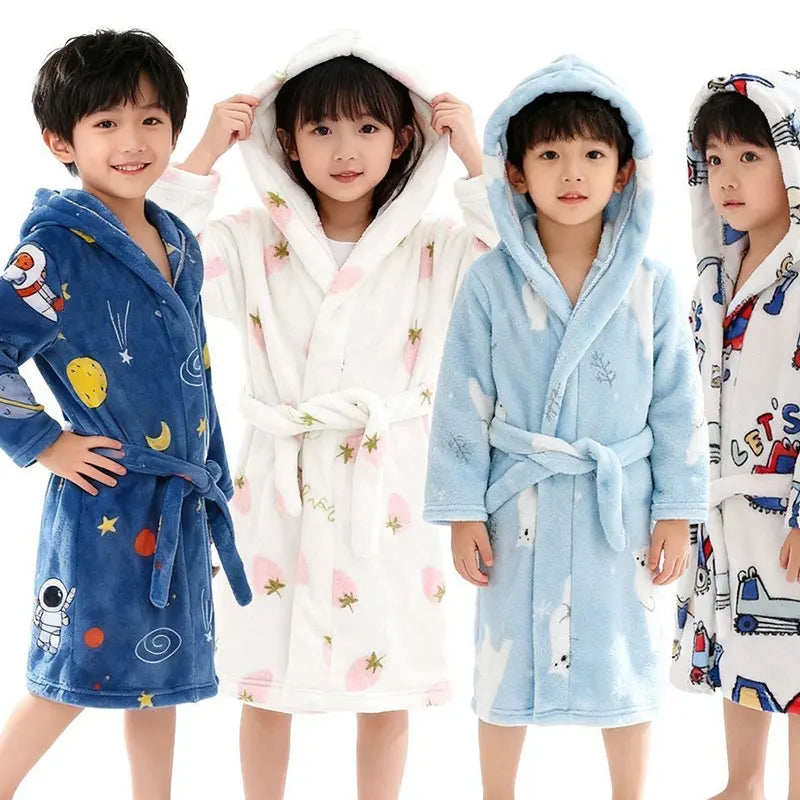 Lavender Hooded Unicorn Robe