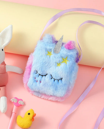 Sleepy Stuffed Unicorn Purse