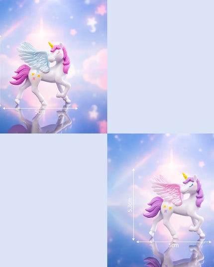PVC Unicorn Figurine Garden Set