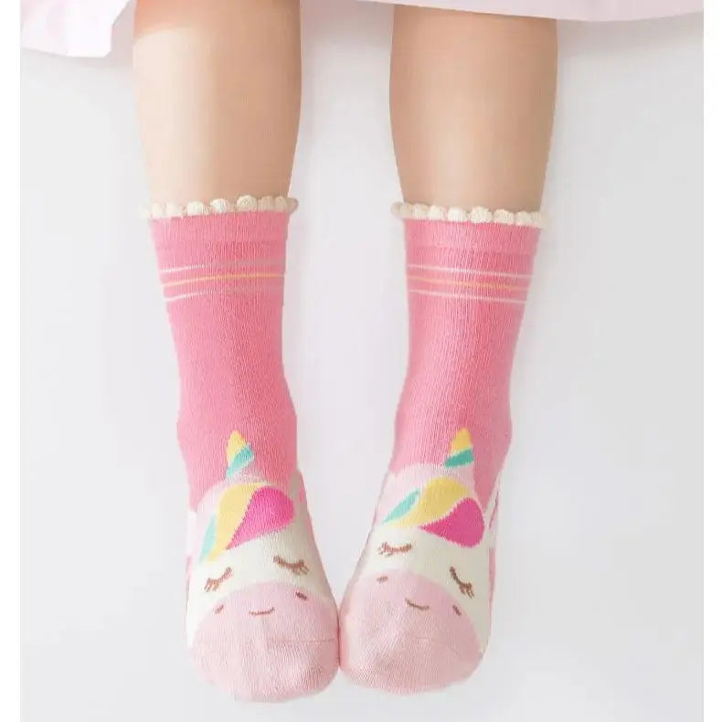 Toddler Unicorn Socks - 5-Pack