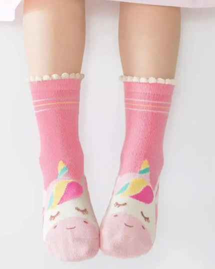 5-Pack Unicorn Socks for Kids