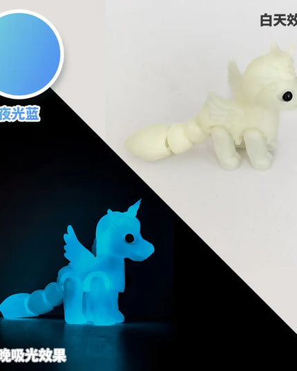 Glow-in-the-Dark Unicorn Figurine