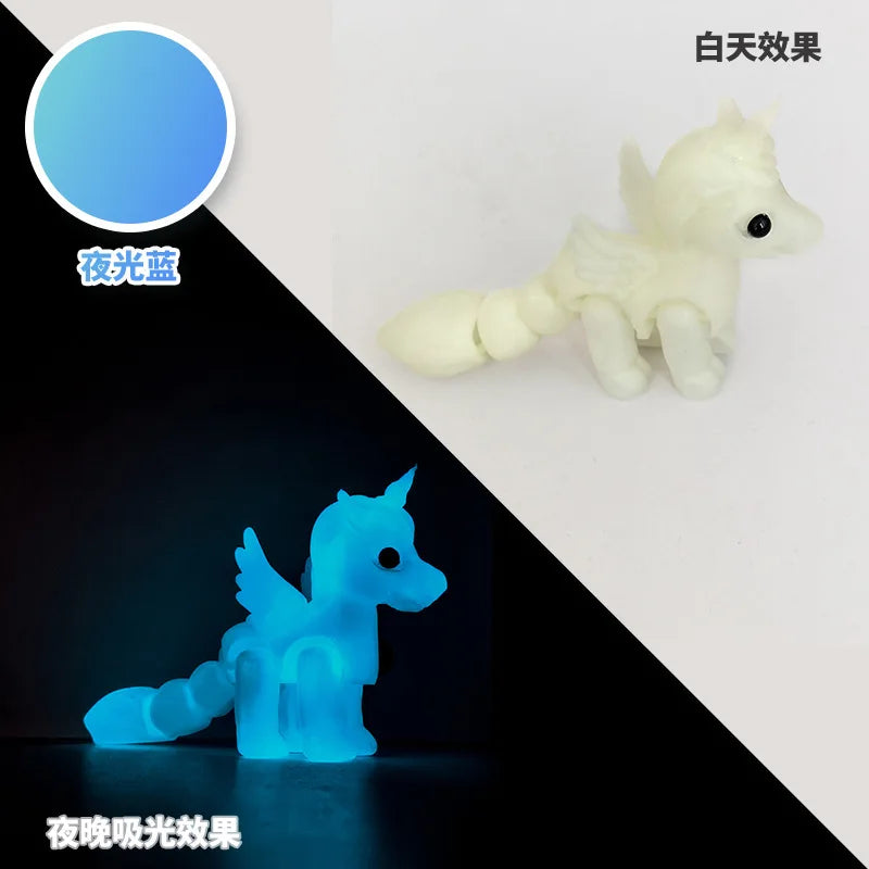 Glow-in-the-Dark Unicorn Figurine