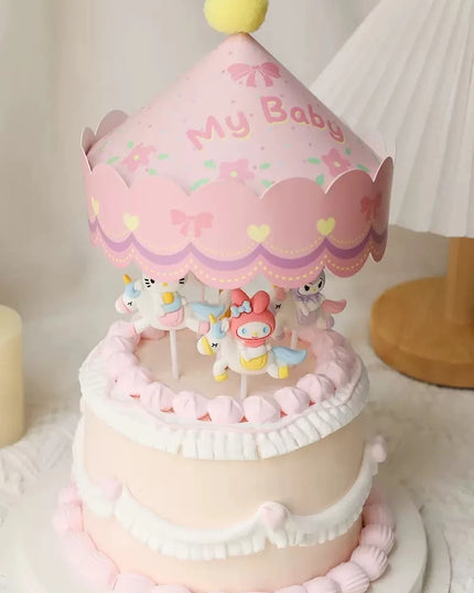 Kawaii Chibi Unicorn Cake Topper