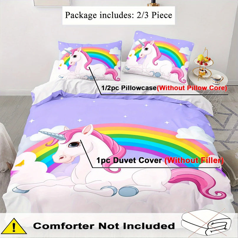 Dreamy Cloud Unicorn Bedding