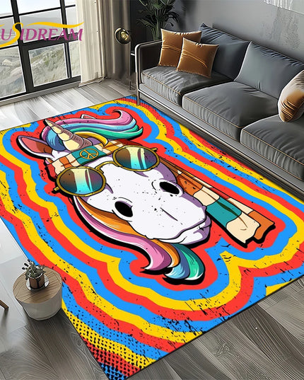 Flying Cloud Unicorn Rug