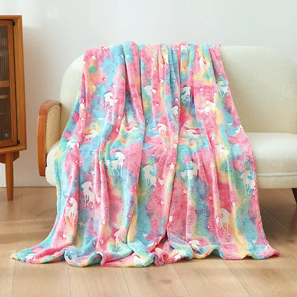 Glow-in-the-Dark Sherpa Blanket