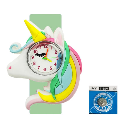 Waterproof Green Unicorn Watch