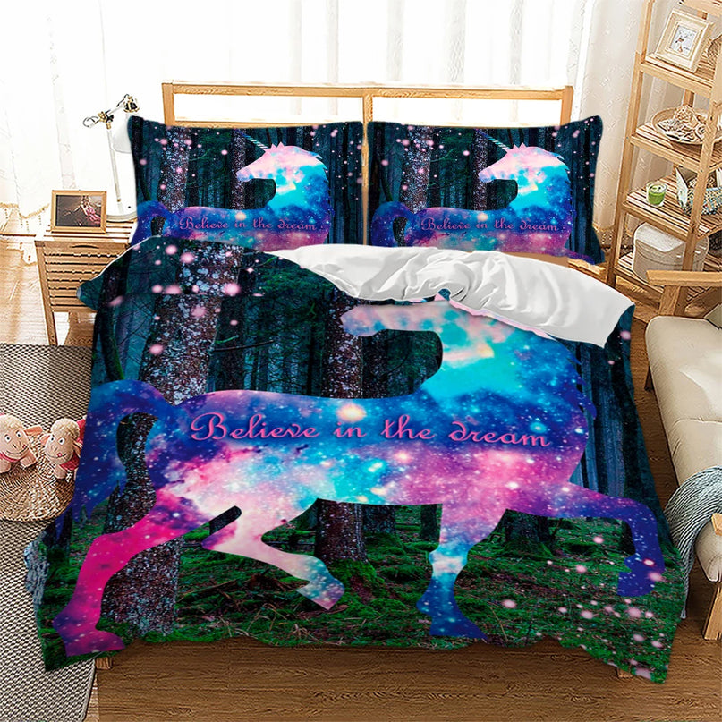 Forest Dream Unicorn Bedding