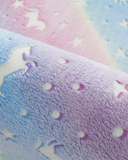 Starry Glow Unicorn Rug