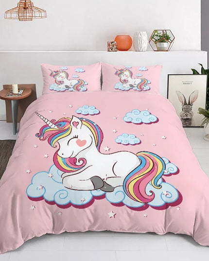 Cloud Sitting Unicorn Bedding
