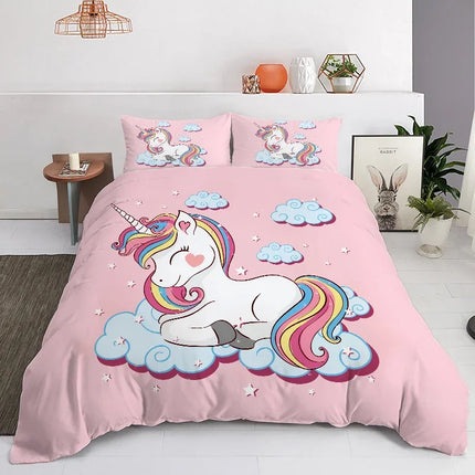 Cloud Sitting Unicorn Bedding