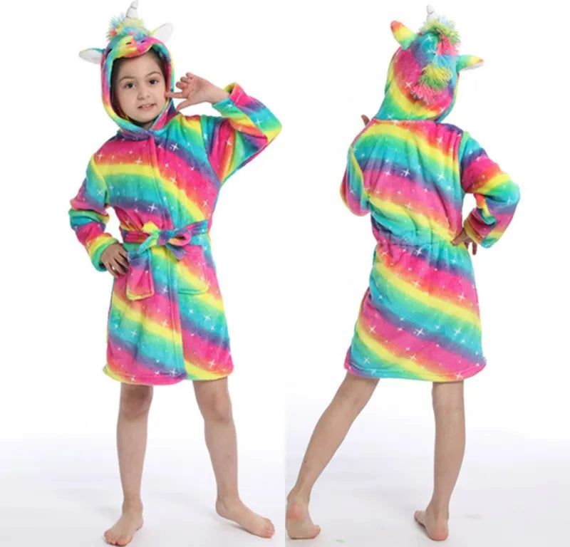 Sparkly Rainbow Unicorn Robe