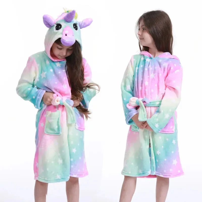Kawaii Hooded Unicorn Robe