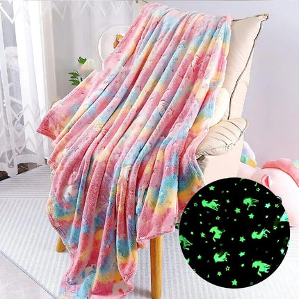 Pink Glow-in-the-Dark Blanket
