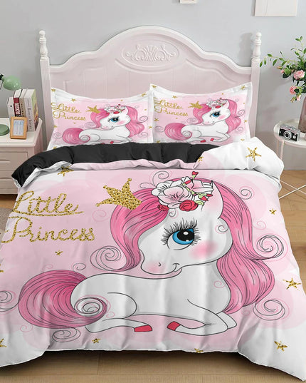 Floral Wreath Unicorn Bedding