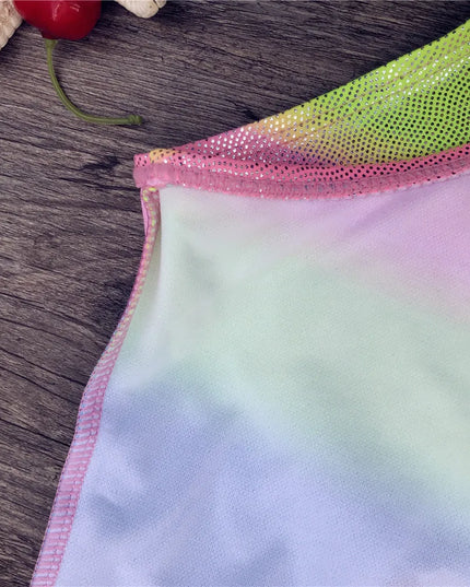 Glitter Rainbow Unicorn Swimsuit