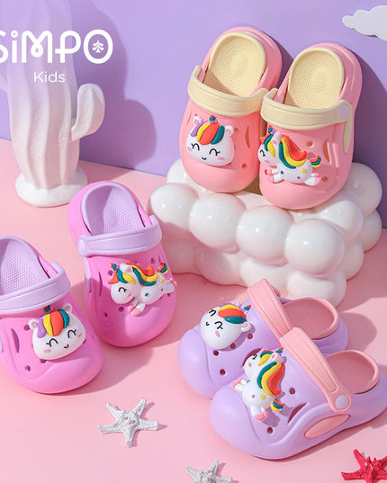 Pink Unicorn Kawaii Clogs