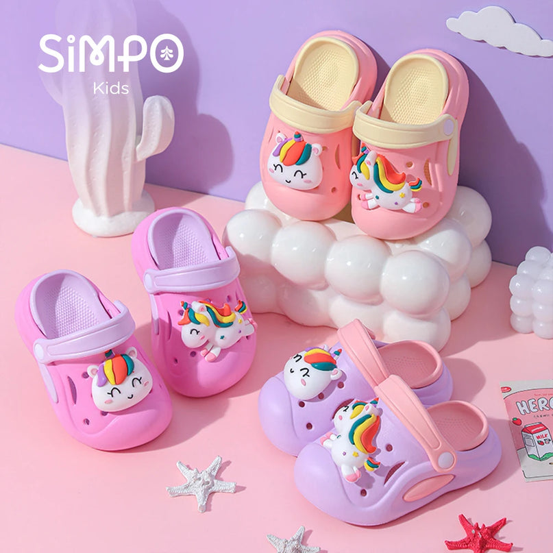 Pink Unicorn Kawaii Clogs