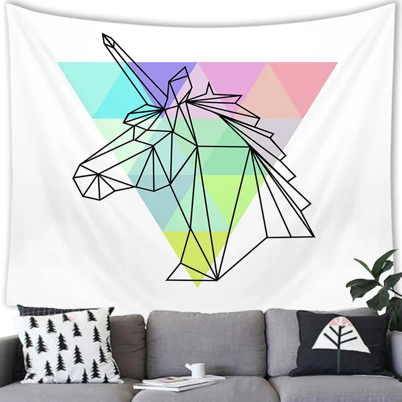 Cute Unicorn Tapestry Kids Can Love