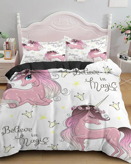 Owl Friends Unicorn Bedding