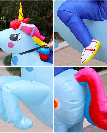 Inflatable Costume Family Set Unicorn