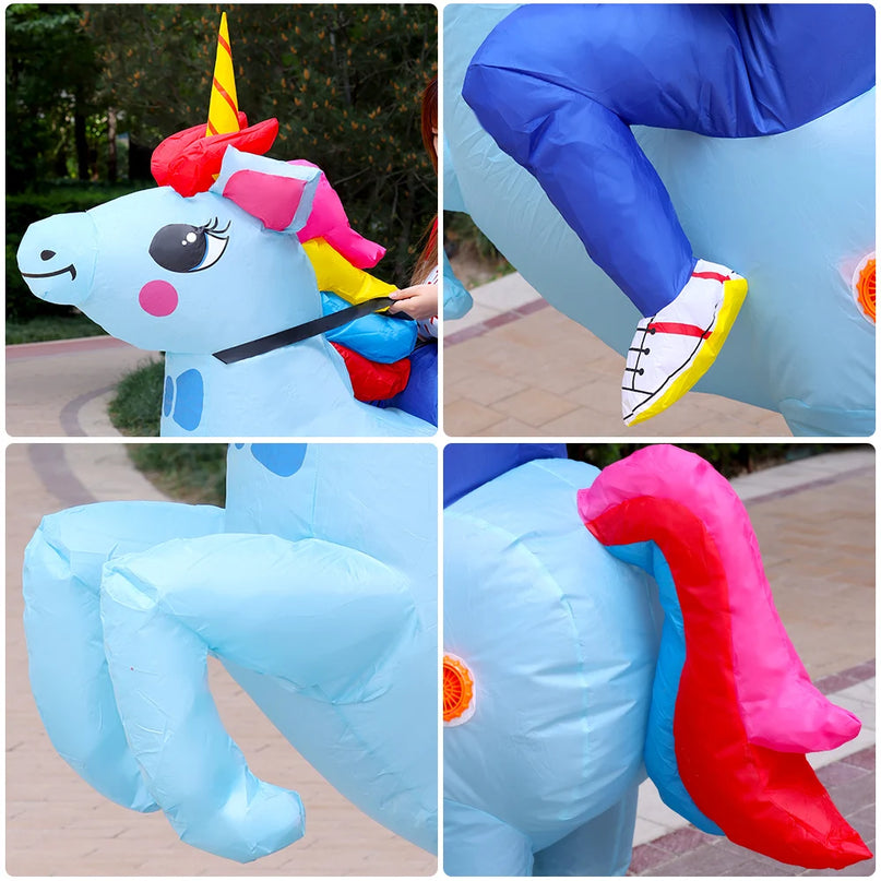 Inflatable Costume Family Set Unicorn