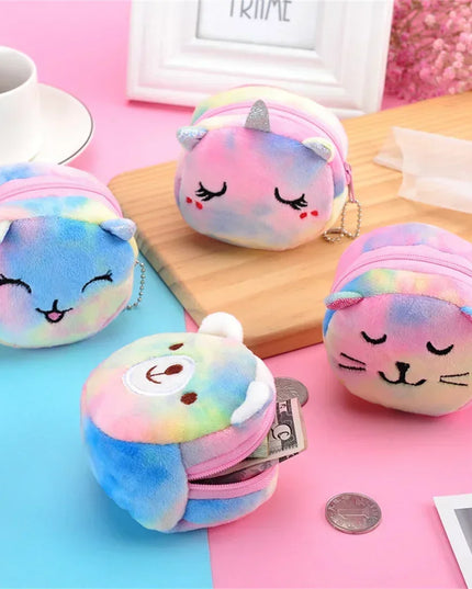 Big-Eyed Tie-Dye Unicorn Purse