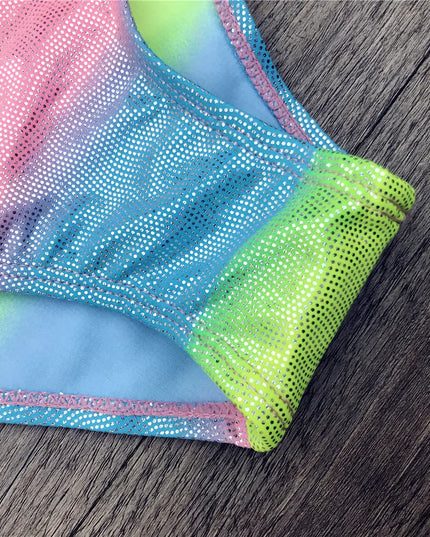 Glitter Rainbow Unicorn Swimsuit
