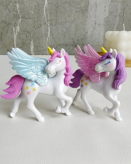 PVC Unicorn Figurine Garden Set