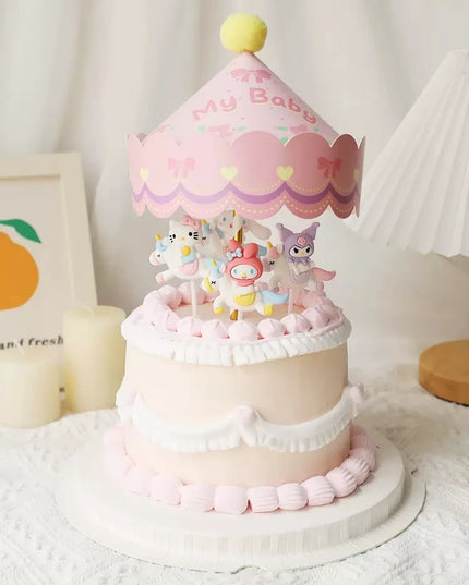 Kawaii Chibi Unicorn Cake Topper