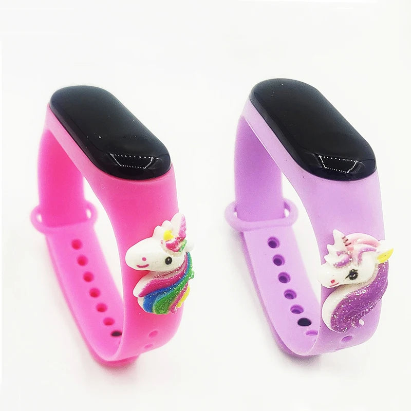 Lavender Digital Unicorn Watch