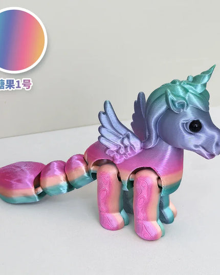 Candy Iridescent Unicorn Figurine