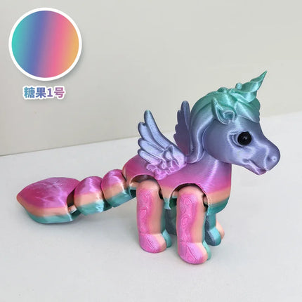 Candy Iridescent Unicorn Figurine