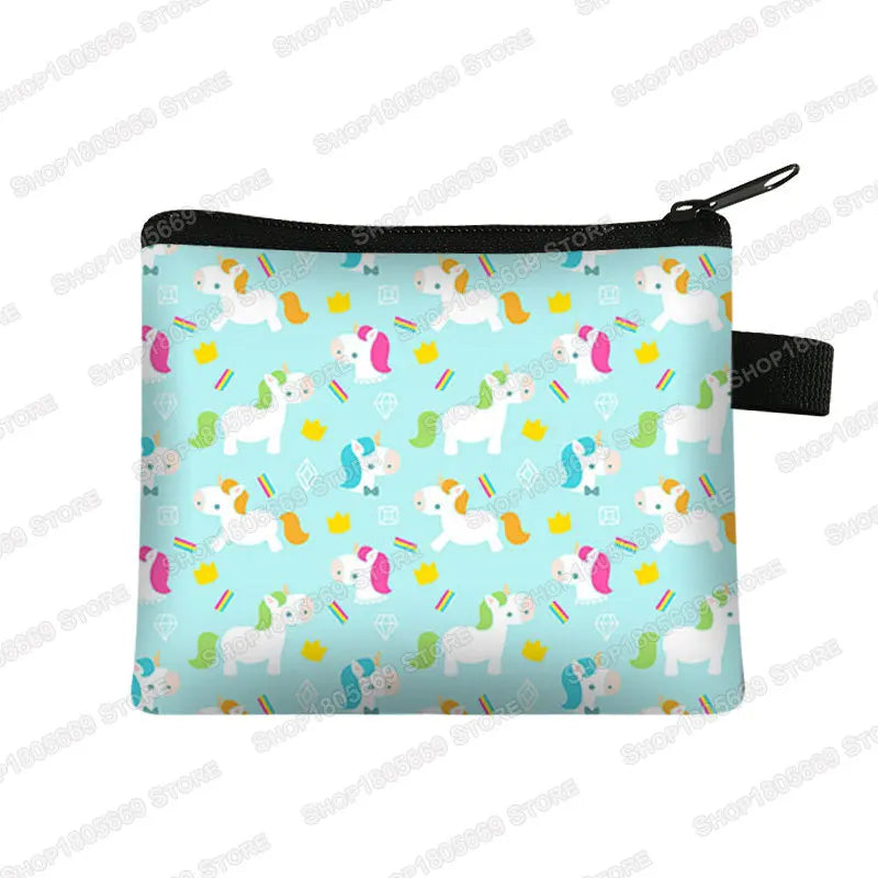 Mini Unicorn Pattern Purse