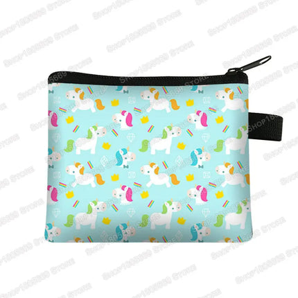 Mini Unicorn Pattern Purse