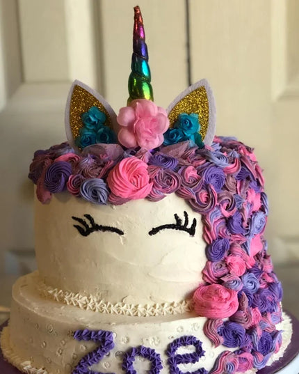 Glitter Wings Unicorn Cake Topper