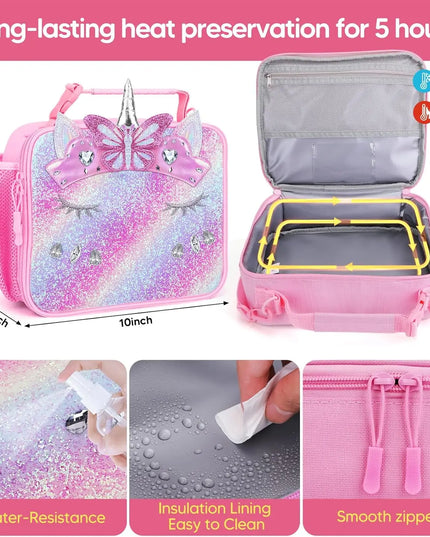 Magical Unicorn Lunch Box Set